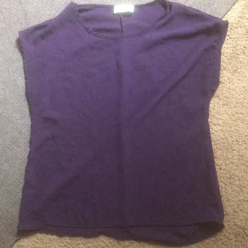 Purple dress sleeveless top